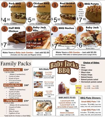 Menu photo 4 Baby Jacks BBQ Bartlett, TN Menu photo 4 Baby Jacks BBQ Bartlett, TN