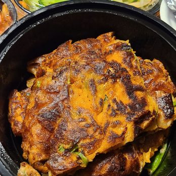 Chin Hills - Kimchi Jun with sides - Korean Near Me - Kenmore, New York