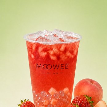 Moowee - Strawberry & Peach lced Shake Tea - Beverage Store Near Me - La Verne, California Moowee - Strawberry & Peach lced Shake Tea - Beverage Store Near Me - La Verne, California