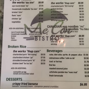 Me Con Bistro - Menu - Chinese Near Me - Austin, Texas