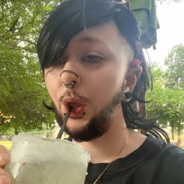 Mid sip margarita, highly unphotogenic Mid sip margarita, highly unphotogenic