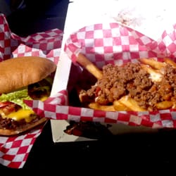 Lone Pine Pizza And More - Burger and Chili Fries