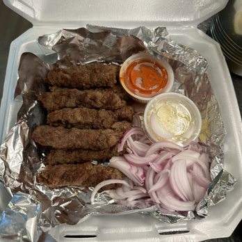 Balkan Bites - 10 piece Ćevapi -- deliciously seasoned sausages grilled to order - Burgers Near Me - Tulsa, Oklahoma
