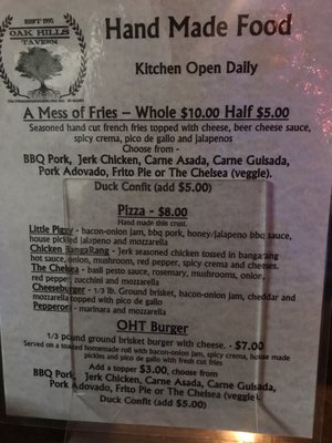 Menu photo 7 Oak Hills Tavern San Antonio, TX Menu photo 7 Oak Hills Tavern San Antonio, TX