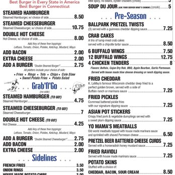 Double Play Cafe - Current menu p. 1 - Sandwiches Near Me - Wallingford, Connecticut