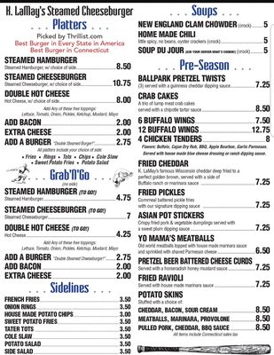 Menu photo 4 Double Play Cafe Wallingford, CT