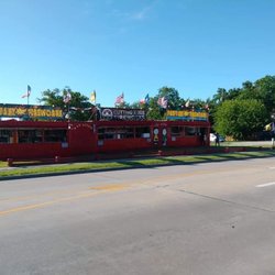 Mrs Becky's Fireworks Warehouse - The building made from shipping containers on Deats Rd