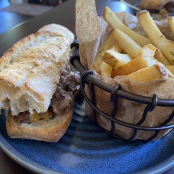 The Charles - Prime rib on baguette with truffle pomme frites - American Near Me - Wethersfield, Connecticut