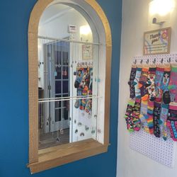 By the front entry