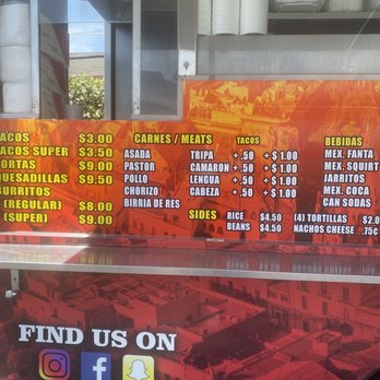 Taqueria El Azteca - Menu prices - Food Trucks Near Me - Stockton, California Taqueria El Azteca - Menu prices - Food Trucks Near Me - Stockton, California