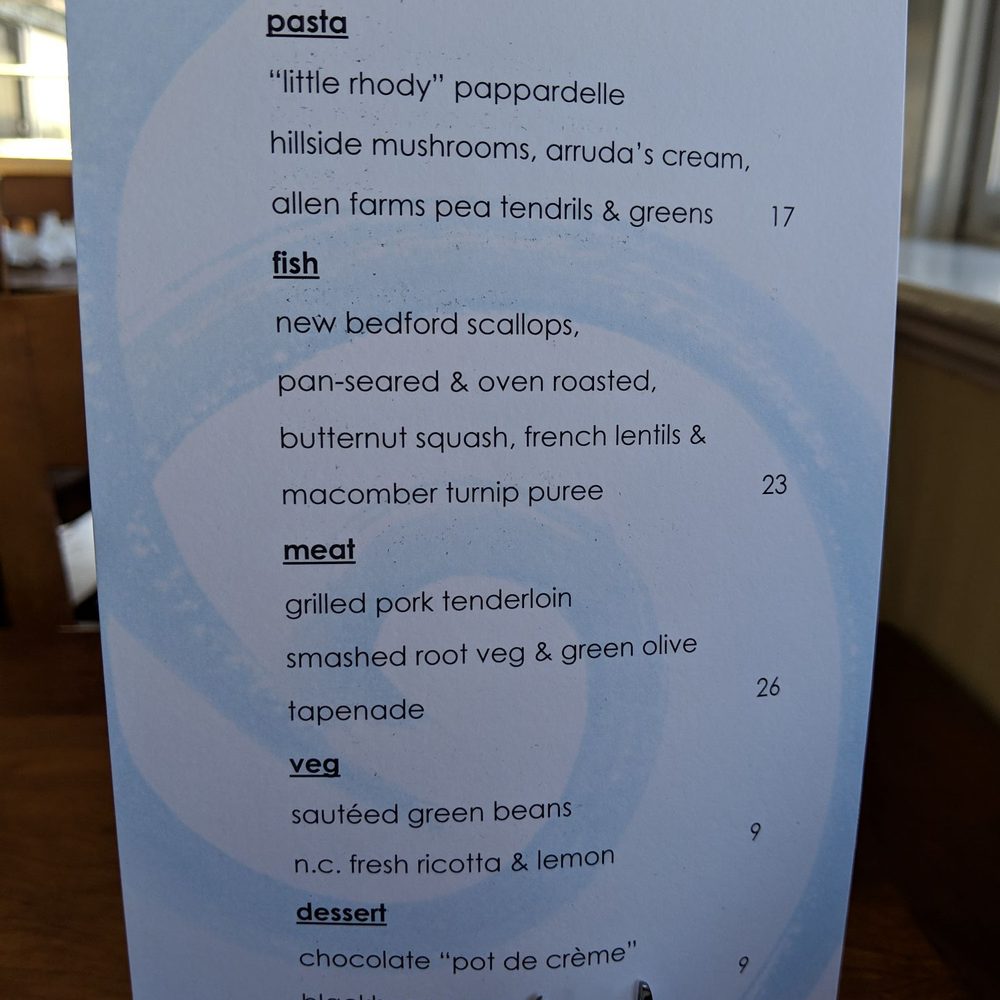The Back Eddy - Menu - Seafood Near Me - Westport, Massachusetts The Back Eddy - Menu - Seafood Near Me - Westport, Massachusetts