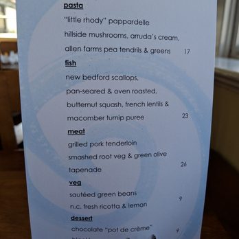 The Back Eddy - Menu - Seafood Near Me - Westport, Massachusetts