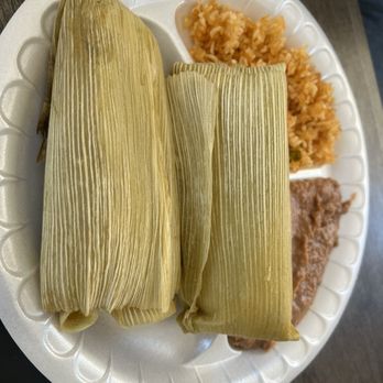 Taqueria Pico De Gallo - Pork tamales plate - Mexican Near Me - Tucson, Arizona Taqueria Pico De Gallo - Pork tamales plate - Mexican Near Me - Tucson, Arizona