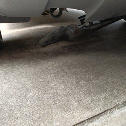 Walmart Auto Care Centers - Drip pan under my Toyota under my Toyota