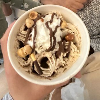 Holy Roly Ice Cream - Pictured is the  Hazelnut Dream - Ice Cream & Frozen Yogurt Near Me - Los Angeles, California