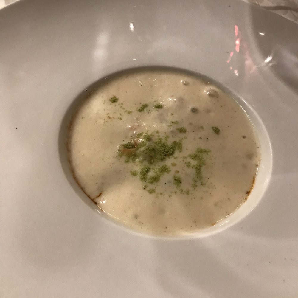 Tivoli - Beef goulash soup with mountain potatoes foam - Italian Near Me - Cortina D'ampezzo, BL Tivoli - Beef goulash soup with mountain potatoes foam - Italian Near Me - Cortina D'ampezzo, BL