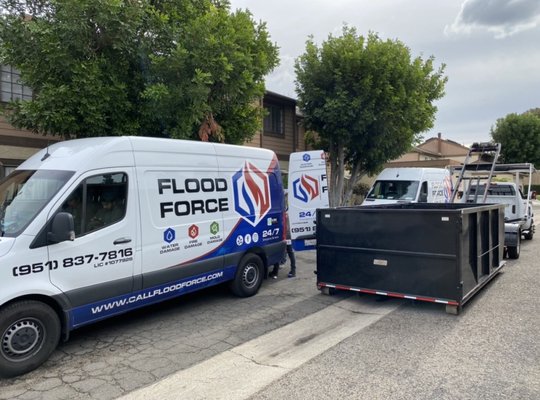 24/7 Emergency Services - Flood Force is here to restore your life, after disaster strikes. As our client, you can rest assured that during this stressful time, we are in the business to help you get back to normal. We offer complete residential and commercial restoration care in Southern California. The Flood Force Flood & Fire Restoration team has experienced thousands of disasters over the years and is constantly updating our training to make sure we provide only the best.