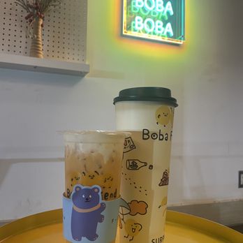 Boba Friend - Thai iced tea with sweet cream - Bubble Tea Near Me - Monrovia, California