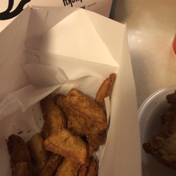 KFC - A family size side of fries(it's not even 1/2 a box!)