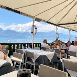 Ristorante Pizzeria del porto - Terrace to lake Garda