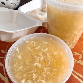 China Star - Medium Chicken Corn Soup (takeout/both containers) - Dim Sum Near Me - Lowell, Massachusetts China Star - Medium Chicken Corn Soup (takeout/both containers) - Dim Sum Near Me - Lowell, Massachusetts