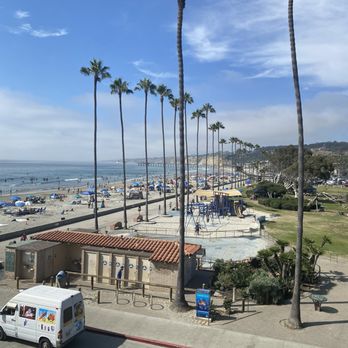 La Jolla Shores Hotel - View from Partial Ocean Queen Room - Hotels Near Me - La Jolla, California