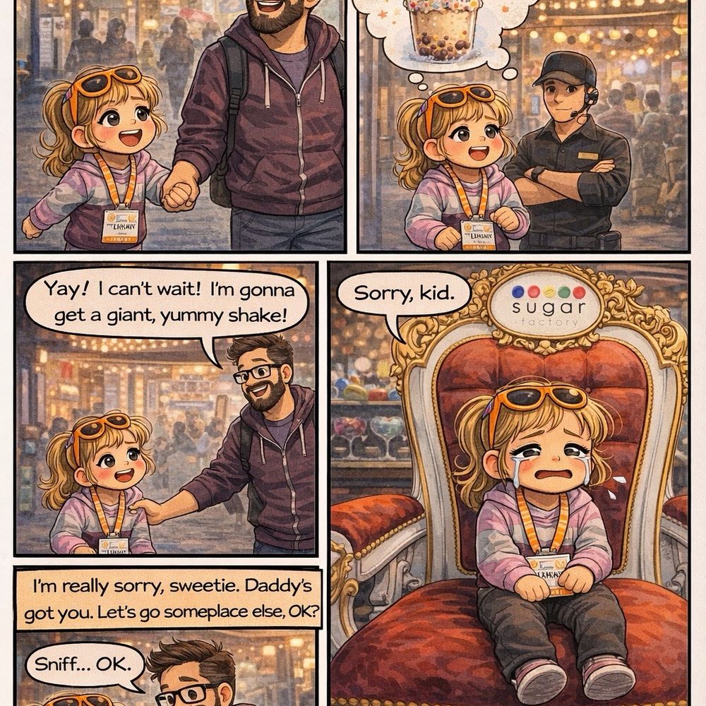 Comic made with ai about the event. Comic made with ai about the event.