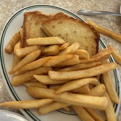 Grilled cheese and fries