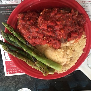 Barnaby's Cafe - Meatloaf asparagus and mashed potatoes - American Near Me - Houston, Texas