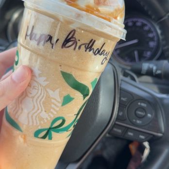 Starbucks - Caramel Ribbon Crunch Frappuccino Blended Beverage - Coffee & Tea Near Me - Cedar Falls, Iowa