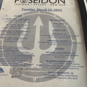 Poseidon - Seafood Near Me - Hilton Head Island, South Carolina