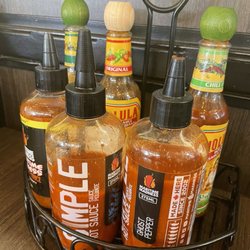 La Cocina Mexicana - Hot sauces at the table