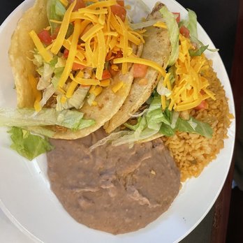 Camacho's Mexican Restaurant - Puffy tacos meaning crunchy tacos - Mexican Near Me - San Antonio, Texas