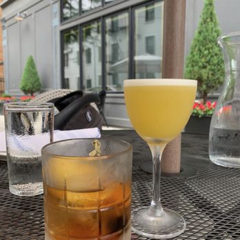 Pepp & Dolores - Old Fashioned and Pineapple Sour mocktail - Italian Near Me - Cincinnati, Ohio Pepp & Dolores - Old Fashioned and Pineapple Sour mocktail - Italian Near Me - Cincinnati, Ohio
