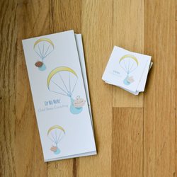 Business cards and services menu