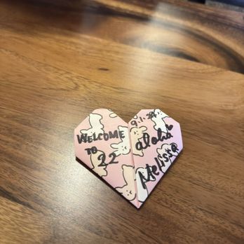 22Kailua - Welcome origami, so cute!!! - Breakfast & Brunch Near Me - Kailua, Hawaii