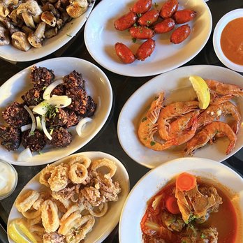 Picaro - Champinones ($7.25), Chorizo Salteado ($7.75), Morcilla ($7.75), Gambas ($8.50), Calamares Fritos ($8.25), Rabo de Toro ($10.75) - Spanish Near Me - San Francisco, California Picaro - Champinones ($7.25), Chorizo Salteado ($7.75), Morcilla ($7.75), Gambas ($8.50), Calamares Fritos ($8.25), Rabo de Toro ($10.75) - Spanish Near Me - San Francisco, California