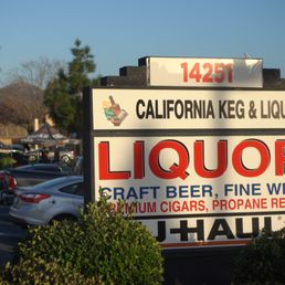 a liquor sign