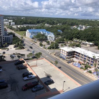 Paradise Resort - View from 15th floor balcony (right side of the balcony, left is partial ocean view) - Resorts Near Me - Myrtle Beach, South Carolina