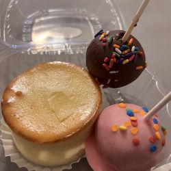 The Ultimate Bakery - Son surprised me with these. Mini Cheesecake & 2 Cake Pops 1-10-2025