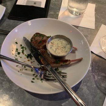 Tipping Point Restaurant and Terrace - Lamb lollipop - American Near Me - Houston, Texas Tipping Point Restaurant and Terrace - Lamb lollipop - American Near Me - Houston, Texas