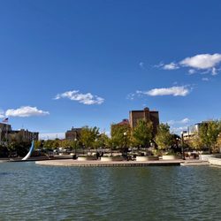 Pueblo Welcome Center - Overview of the river walk