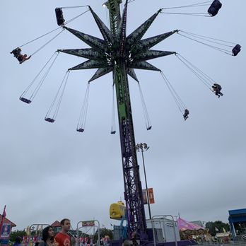 Tulsa State Fair - Swings near electric lines - Amusement Parks Near Me - Tulsa, Oklahoma Tulsa State Fair - Swings near electric lines - Amusement Parks Near Me - Tulsa, Oklahoma