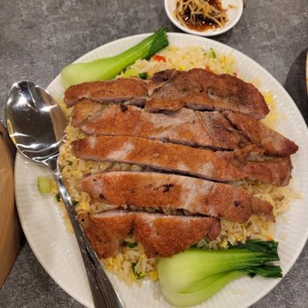 Prince Dumpling - Pan fried pork with egg fried rice - Dim Sum Near Me - Rosemead, California Prince Dumpling - Pan fried pork with egg fried rice - Dim Sum Near Me - Rosemead, California