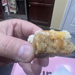 Hair baked into Carmel cheesecake cookie Hair baked into Carmel cheesecake cookie