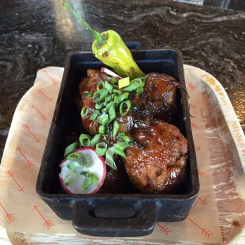 Saint & Second - Duck meatballs ($8 | HH) excellent - New American Near Me - Long Beach, California Saint & Second - Duck meatballs ($8 | HH) excellent - New American Near Me - Long Beach, California