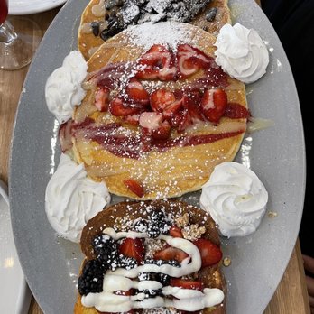 Scrambled - Pancake / French Toast Flight - Breakfast & Brunch Near Me - Henderson, Nevada Scrambled - Pancake / French Toast Flight - Breakfast & Brunch Near Me - Henderson, Nevada