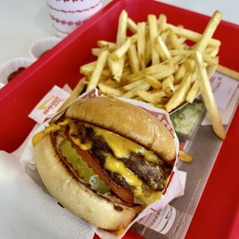 In-N-Out Burger - Double double animal style burger with fries - Burgers Near Me - San Jose, California In-N-Out Burger - Double double animal style burger with fries - Burgers Near Me - San Jose, California