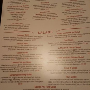 J Mark's Restaurant - menu - New American Near Me - Pompano Beach, Florida J Mark's Restaurant - menu - New American Near Me - Pompano Beach, Florida