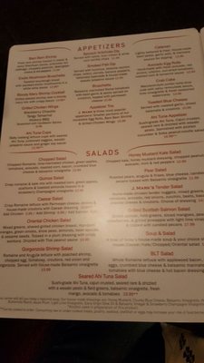Menu photo 8 J Mark's Restaurant Pompano Beach, FL